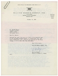 The Three Stooges Signed Agreement From September 1962 for ''It's a Mad, Mad, Mad, Mad World'' -- Signed by Moe Howard, Larry Fine & Joe DeRita -- 2pp. Plus Ancillary Documents -- Very Good